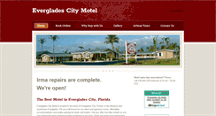 Desktop Screenshot of evergladescitymotel.com